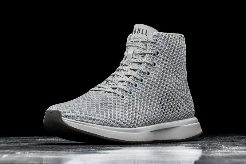 Buty do Biegania Nobull High-Top Arctic Mesh Męskie Szare | 216750-VGJ