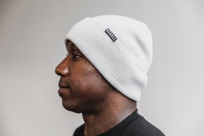 Czapki Beanie Nobull Cuffed Damskie Szare | 247305-URK