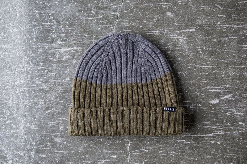 Czapki Beanie Nobull Watch Cap Męskie Oliwkowe Szare | 231749-IHQ