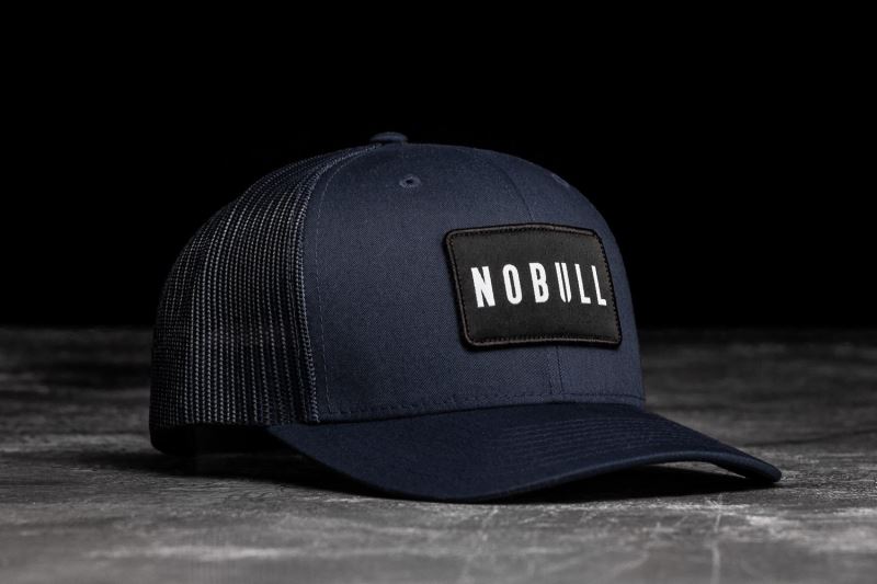 Czapki Nobull Curved-Brim Trucker Damskie Granatowe | 593602-OHN