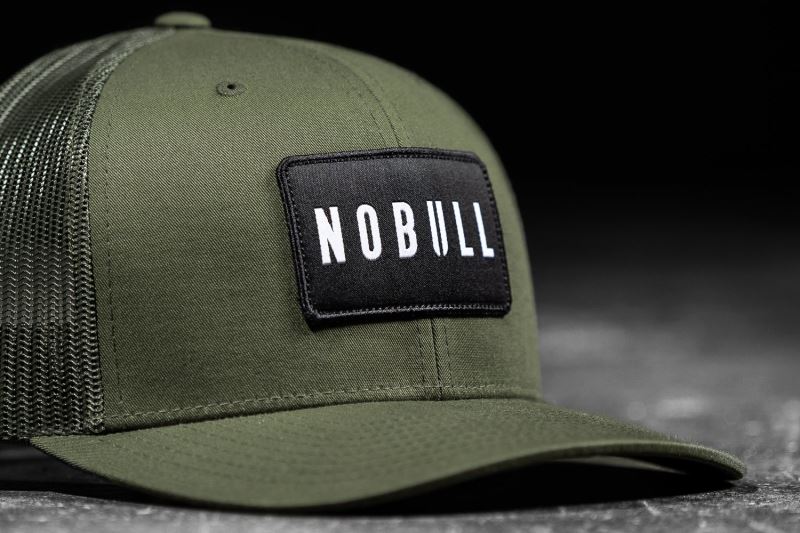 Czapki Nobull Curved-Brim Trucker Damskie Oliwkowe | 863591-SCN