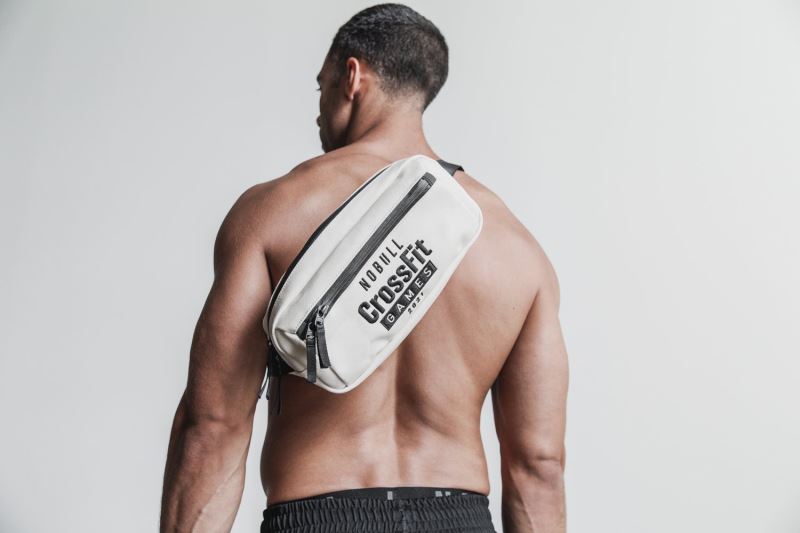 Plecaki Nobull Crossfit Games 2021 Crossbody Męskie Białe | 856734-ZPB