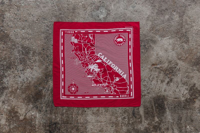 Szaliki Nobull Bandana Męskie Czerwone | 254870-ZGS