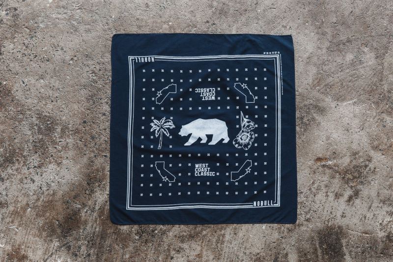 Szaliki Nobull Bandana Męskie Granatowe | 296583-IMC