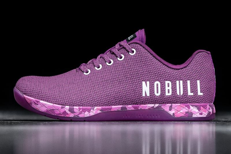 Trampki Nobull Heather Damskie Fioletowe | 098761-CSR