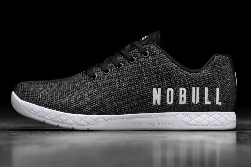 Trampki Nobull Heather Męskie Czarne | 325468-TWL