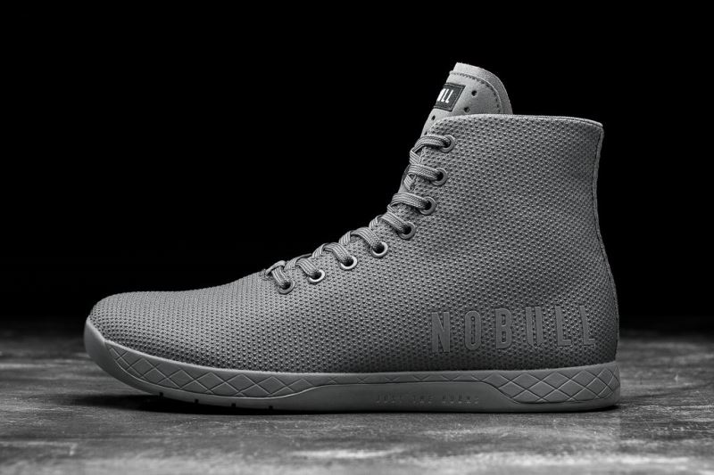 Trampki Nobull High-Top Damskie Ciemny Szare | 568279-TZN