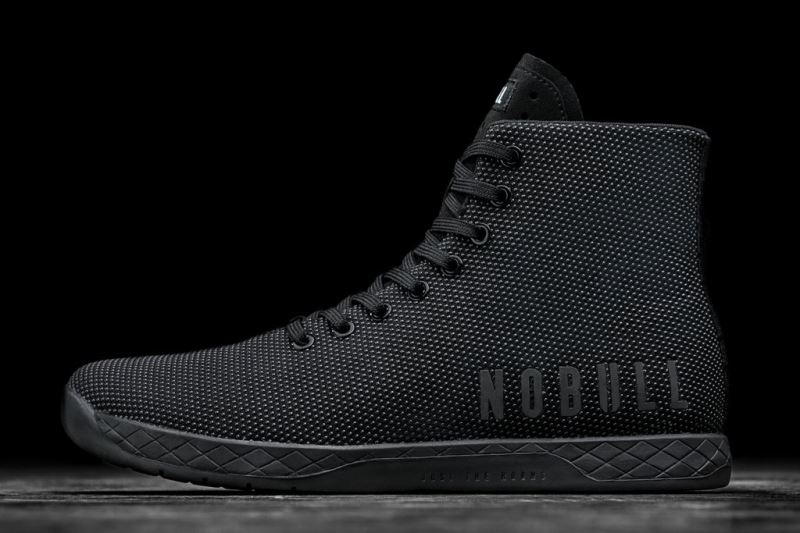 Trampki Nobull High-Top Damskie Czarne | 356012-PXV