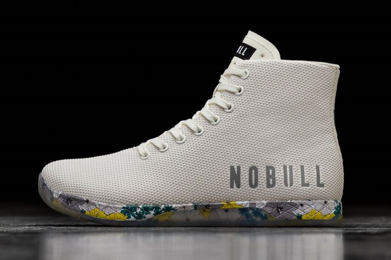 Trampki Nobull High-Top Spring Fling Męskie Szare | 380254-EWM