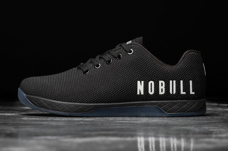 Trampki Nobull Low-Top Damskie Czarne | 472936-JVW