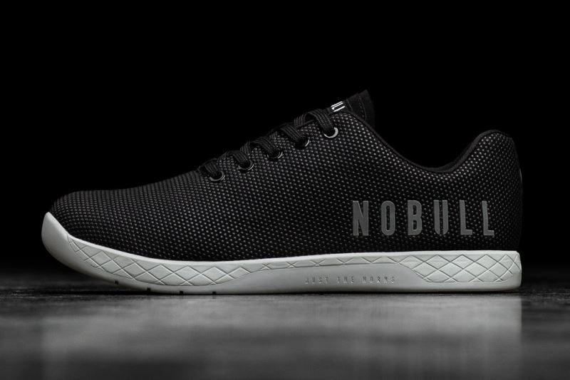 Trampki Nobull Low-Top Damskie Czarne Szare | 305781-PIX