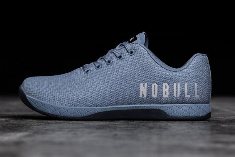 Trampki Nobull Low-Top Męskie Niebieskie | 146250-VUM